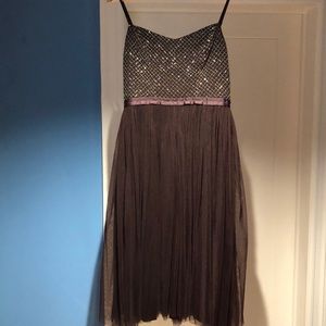 Sequin and tulle dress.